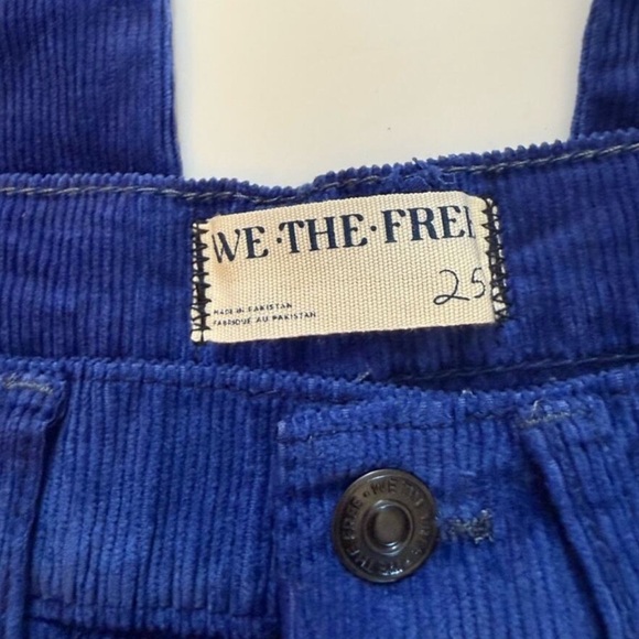 We The Free Risk Taker Cord High Rise Straight Corduroy Pant SZ 25 NWT - Picture 6 of 7